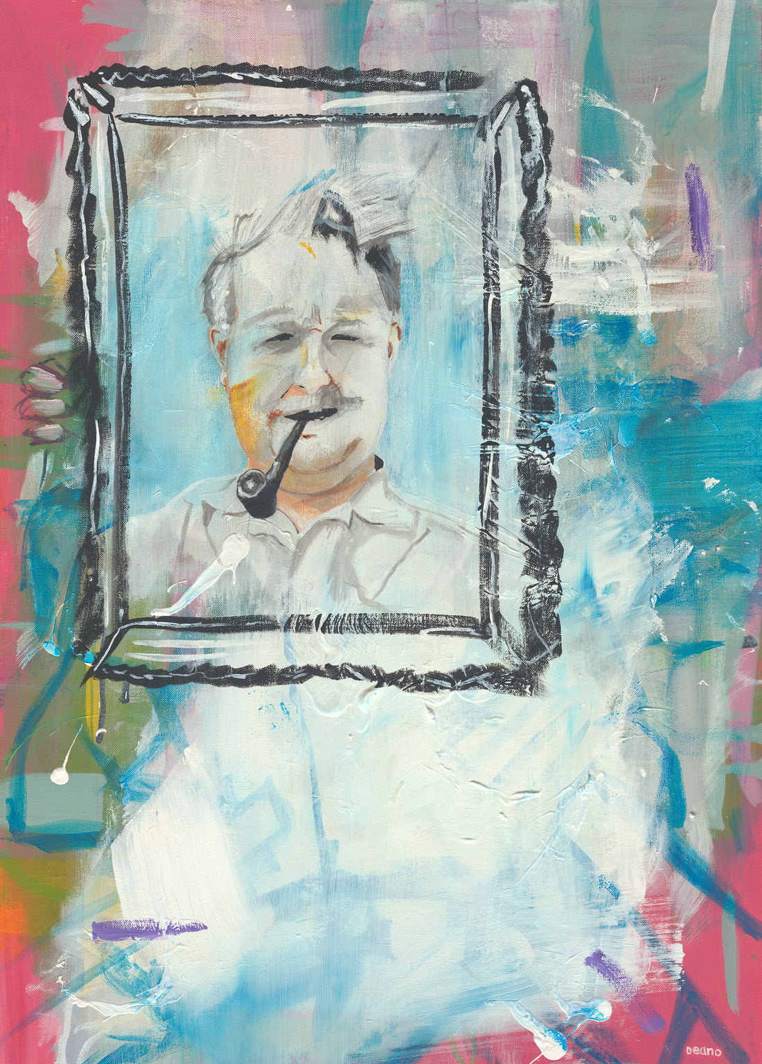 A detailed view of the &