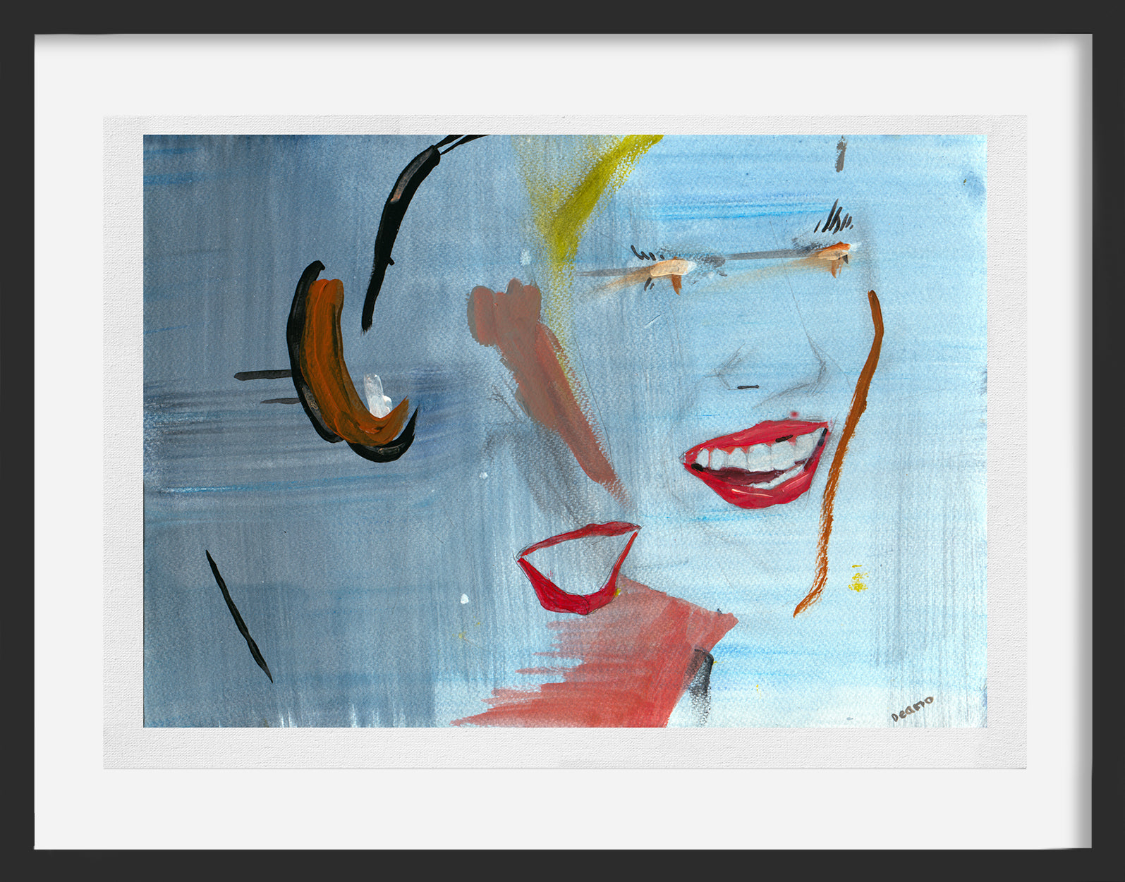 A limited edition print titled &