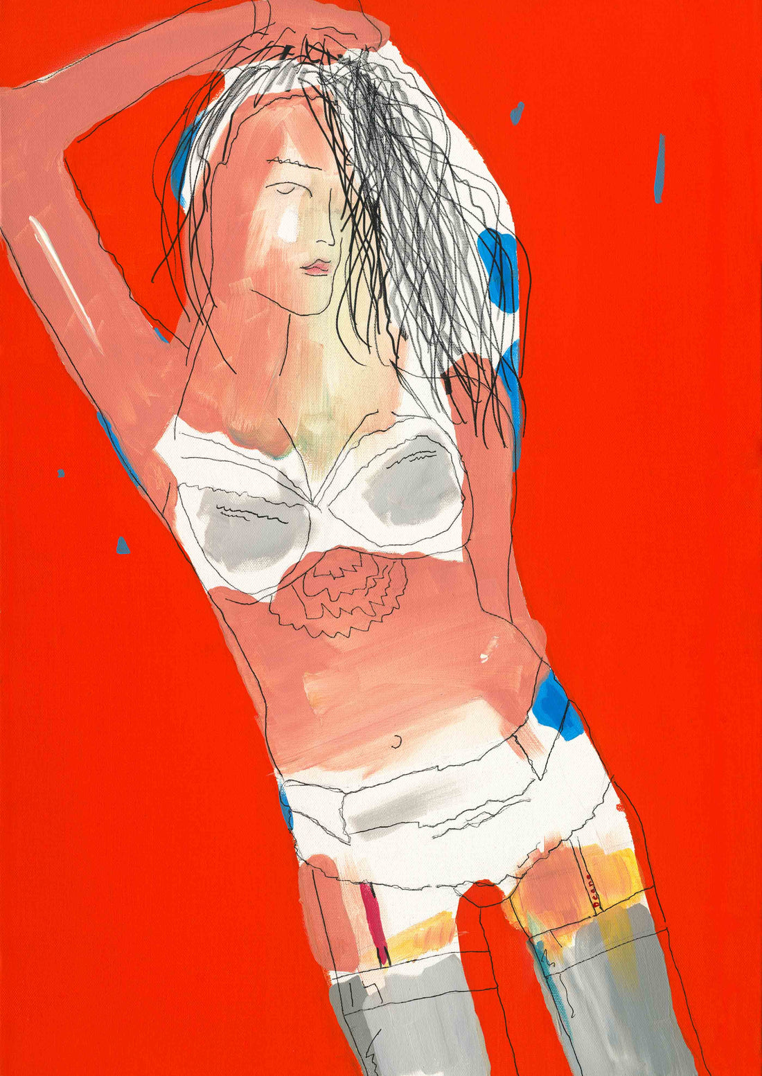 A detailed view of a limited-edition giclée print titled &