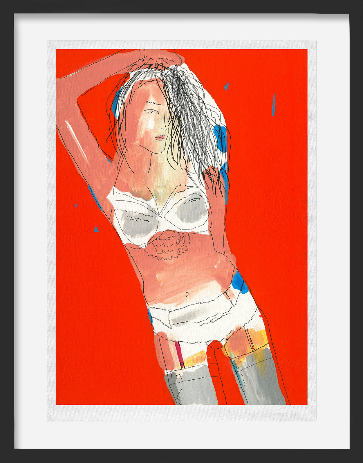 A limited-edition abstract painting titled &