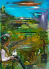 A close-up view of a limited-edition print titled &